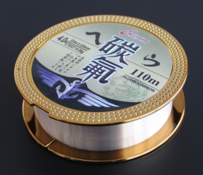 (P7) 碳氟涂层子线 110m(120yard) 钓带鱼0.3mm，钓马鲛0.53mm