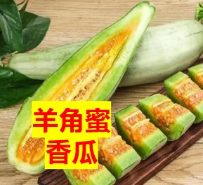 (Z1) 【断货中 5月恢复供应】羊角蜜香瓜种子30粒，当年新种子，发芽率近100%。 抗热品种，可在休斯顿阴凉处种植